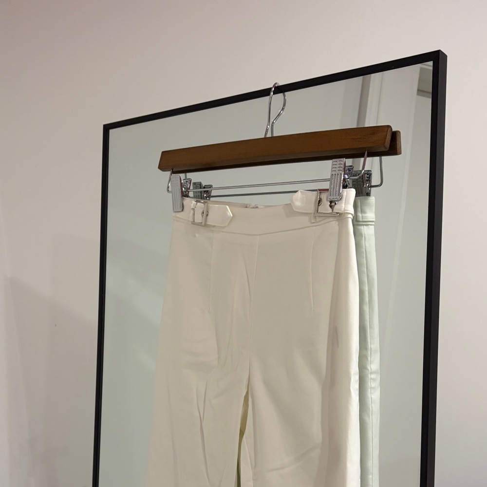 White Fox Boutique Cream Boot Cut Pants